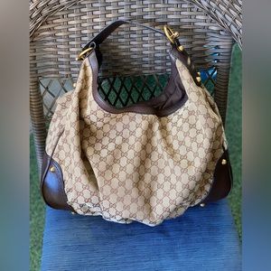 GUCCI Large GG Jockey Hobo bag